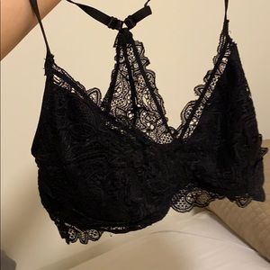 Lacy Black Bralette